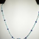Blue Floral Choker