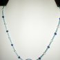 Blue Floral Choker