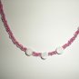 Pink and White Choker