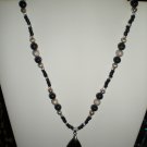 Black and Silver Jewelry Set