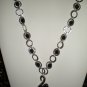 Black Flower Necklace