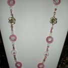 Pink Flower Necklace