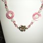 Pink Flower Necklace