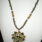 Antique-Like Flower Jewelry Set