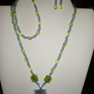 Green and Blue Jewelry Set
