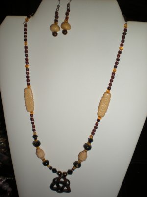 Brown Tribal Necklace