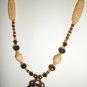 Brown Tribal Necklace