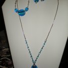 Turquoise and Silver Jewelry Set