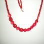 Red Jewelry Set
