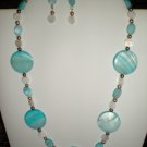 Beautiful Turquoise Necklace and Earrings