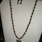 Wise Owl Necklace and Earrings