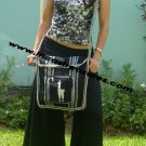 Handmade Handbags,  Andean Alpaca wool Handbag MESSENGER black ,Free Shipping