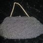 Vintage Black Clutch Purse with Gold Chain Strap