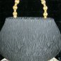 Vintage Black Oval Purse