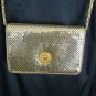 Gold Sequined Purse with Strap
