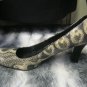 Wild Rose Man Made Material Snake Skin Print Shoes,