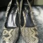 Wild Rose Man Made Material Snake Skin Print Shoes,