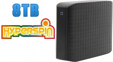 8tb Hard Drive - Hyperspin Launchbox Batocera Games Collection