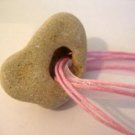 One of a Kind Genuine Holey Stone Necklace GOOD LUCK  7