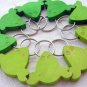 NEW WOOD FROG KEYCHAIN KEY RING CHAIN LEGNOMAGIA ITALY