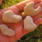 4 Natural Heart Stone Pebble Beach Sea LOVE RockS 3