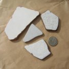 4 CERAMIC POTTERY MOSAICS BEACH SEA GLASS 10