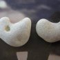 2 Natural Heart Shape Stone Pebble Beach Sea LOVE Rock