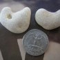 2 Natural Heart Shape Stone Pebble Beach Sea LOVE Rock