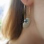 Tiny Powerful Holey Stones Earrings WICCA Holy Fairy