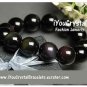 100% NEW Bead Shape Rainbow Obsidian Crystal Bracelet 16 mmオブシディアン O6