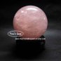 100% NEW Rose Quartz Ball Decoration 80 mm ãã¼ãºã¯ã©ã¼ã R5