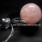 100% NEW Rose Quartz Ball Decoration 80 mm ãã¼ãºã¯ã©ã¼ã R5