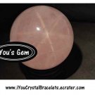 100% NEW Rose Quartz Ball Decoration 76 mm ローズクォーツ R4