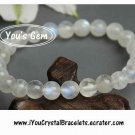 Bead Shape Moonstone Crystal Bracelet 7 mm 月長石 ムーンストーン M8