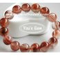 Bead Shape Red Rutilated Quartz Crystal Bracelet 12 mm レッドルチルクォーツ RR1