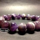 100% NEW Bead Shape Amethyst Crystal Bracelet 12mm 紫水晶 アメシスト A2