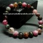Bead Shape Watermelon Tourmaline Crystal Bracelet 8mm &eacute;�&raquo;&aelig;&deg;�&ccedil;�&sup3; &atilde;�&sect;&atilde;��&atilde;��&atilde;��&atilde;��  &atilde;��&atilde;�&laquo;&atilde;��&atilde;�&ordf;&atilde;�&sup3; W2