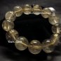 Bead Shape Gold Rutilated Quartz Crystal Bracelet 18mm &eacute;��&ccedil;&acute;�&ccedil;�&sup3; &atilde;�&laquo;&atilde;��&atilde;�&laquo; G4
