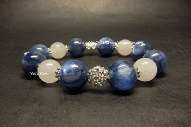 5 A Grade Bead Shape Kyanite Bracelet 12 mm &egrave;��&aelig;�&para;&ccedil;�&sup3; &atilde;�&laquo;&atilde;�&curren;&atilde;�&curren;&atilde;��&atilde;�&curren;&atilde;�� K1
