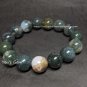 100% NEW Bead Shape Moss Agate Crystal Bracelet 12 mm &egrave;��&ccedil;�&ordf;&ccedil;�� &atilde;�&cent;&atilde;�&sup1;&atilde;�&cent;&atilde;�&sup2;&atilde;�&frac14;&atilde;�� MA3