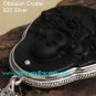 100% NEW Obsidian Crystal Pendant Happy Buddha with 925 Silver ãªãã·ãã£ã¢ã³ O12