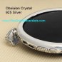 100% NEW Obsidian Crystal Pendant Happy Buddha with 925 Silver ãªãã·ãã£ã¢ã³ O17