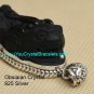100% NEW Obsidian Crystal Pendant Pixiuè²è² with 925 Silver ãªãã·ãã£ã¢ã³ O20