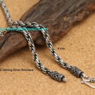 100% NEW Sterling Silver 925 4mm x 45cm Necklace SN4