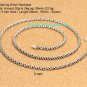 100% NEW Sterling Silver 925 3mm x 50cm Necklace SN6