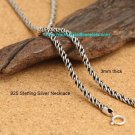 100% NEW Sterling Silver 925 3mm x 55cm Necklace SN6