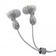 Cat Shaped Bling Crystals Jewelry Earphones Earbuds