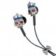 Gothic Bling Crystals Jewelry Earphones Earbuds