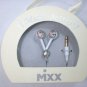 MultiColor Single Crystal Stainless Steel Jewelry Earphones Earbuds + iPhone Adapter