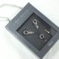 Snake Shaped Gothic Black Crystal Stainless Steel Jewelry Earphones + iPhone Adapter